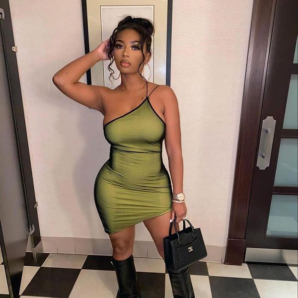 casual dresses summer women's fashion lace-up backless slim dress one-shoulder asymmetry vintage elegant bodycon, Black;gray
casual dresses summer women's fashion lace-up backless slim dress one-shoulder asymmetry vintage elegant bodycon, Black;gray