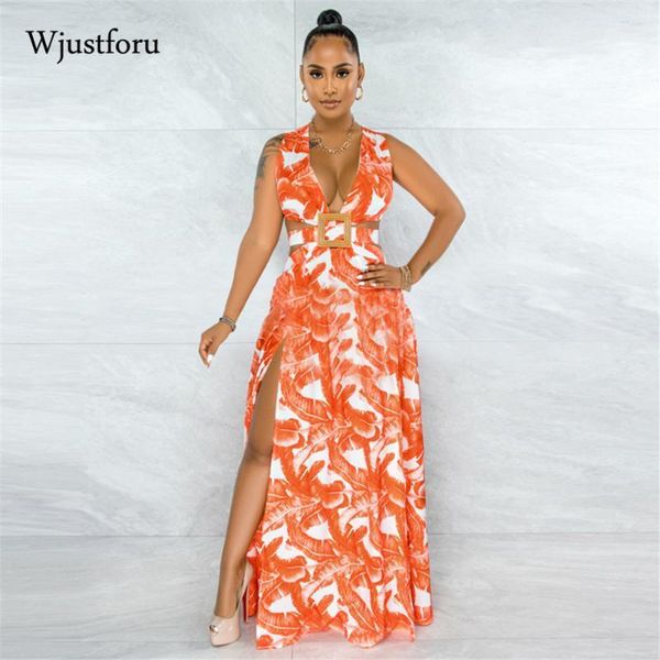 casual dresses wjustforu spaghetti strap v-neck maxi dress summer women's printed loose long sleeveless korean fashion hem slit, Black;gray
casual dresses wjustforu spaghetti strap v-neck maxi dress summer women's printed loose long sleeveless korean fashion hem slit, Black;gray