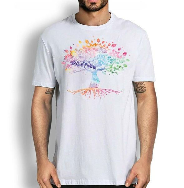 men's t-shirts colorful tree tee, life is really good vintage unique art versatile o - collar four season printing t-shirt, White;black
men's t-shirts colorful tree tee, life is really good vintage unique art versatile o - collar four season printing t-shirt, White;black