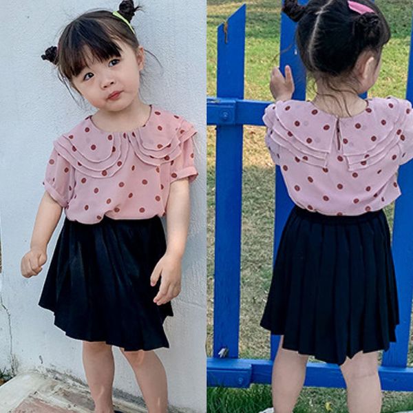 girls babys kids blouse jacket outwear 2022 chiffon spring autumn short sleeve shirts cotton princess childrens clothing, White;black
girls babys kids blouse jacket outwear 2022 chiffon spring autumn short sleeve shirts cotton princess childrens clothing, White;black