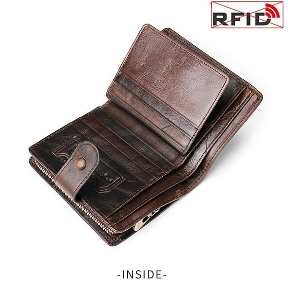 fashion rfid genuine leather wallet short casual zipper coin purse bag pocket men's wallets, Red;black
fashion rfid genuine leather wallet short casual zipper coin purse bag pocket men's wallets, Red;black