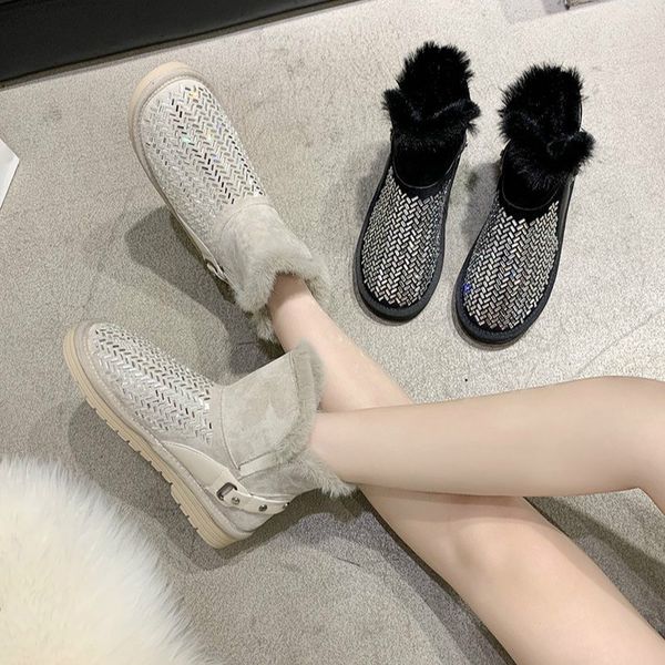 new womens winter ankle boots bling crystal platform snow boot ladies plush sneakers flat heels casual shoes woman footwear, Black
new womens winter ankle boots bling crystal platform snow boot ladies plush sneakers flat heels casual shoes woman footwear, Black