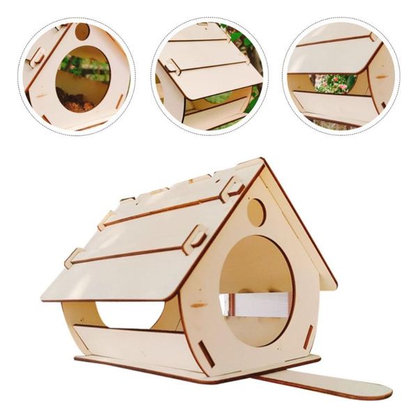 bird cages 1pc creative outdoor feeder parrot wood hanging (khaki)
bird cages 1pc creative outdoor feeder parrot wood hanging (khaki)