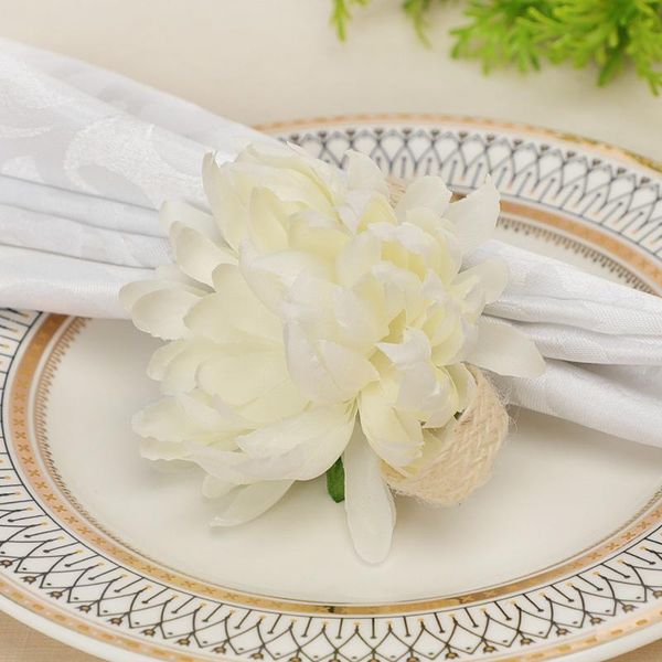 napkin rings 4 pcs/pack artificial chrysanthemum linen circle towel holder wedding party dining-table decoration
napkin rings 4 pcs/pack artificial chrysanthemum linen circle towel holder wedding party dining-table decoration