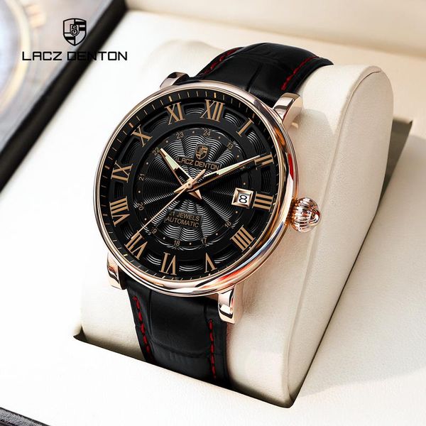 lacz denton men mechanical watch automatic leather waterproof sport miyota 8205 wristwatch relogio masculino wristwatches, Slivery;brown
lacz denton men mechanical watch automatic leather waterproof sport miyota 8205 wristwatch relogio masculino wristwatches, Slivery;brown