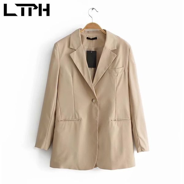 ltph streetwear vintage khaki women blazer long sleeve chic thin blazers jackets casual all-match lady suit coat spring 210423, White;black
ltph streetwear vintage khaki women blazer long sleeve chic thin blazers jackets casual all-match lady suit coat spring 210423, White;black