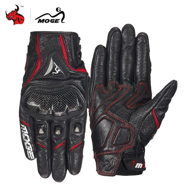 sports gloves moge motorcycle breathable leather moto carbon fibre motocross touch function guantes riding, Black
sports gloves moge motorcycle breathable leather moto carbon fibre motocross touch function guantes riding, Black