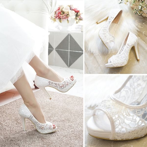 sandals autumn lace high heels stiletto small large size waterproof platform fish mouth sandals women wedding shoes, Black
sandals autumn lace high heels stiletto small large size waterproof platform fish mouth sandals women wedding shoes, Black