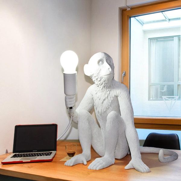 table lamps nordic creative monkey resin body lamp living room bedroom beside lights study fixture bar el led decoration e27 bulb
table lamps nordic creative monkey resin body lamp living room bedroom beside lights study fixture bar el led decoration e27 bulb