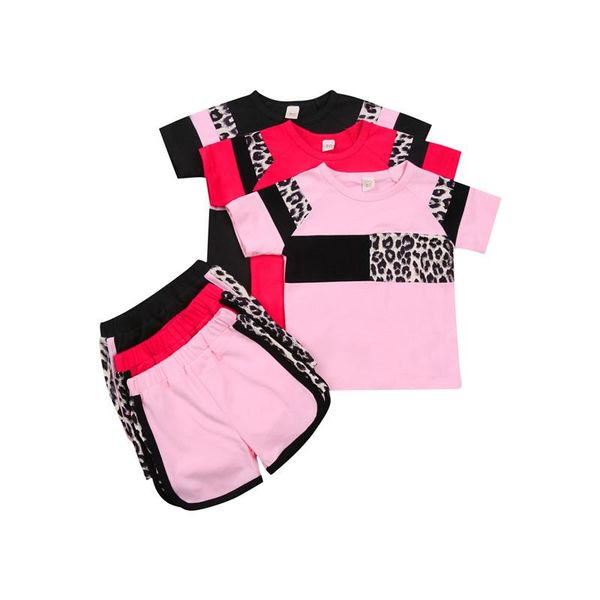 cute 1-4y kids baby girl summer clothing leopard printed short sleeve o-neck t-shirt shorts splice holiday 2pcs sets, White
cute 1-4y kids baby girl summer clothing leopard printed short sleeve o-neck t-shirt shorts splice holiday 2pcs sets, White
