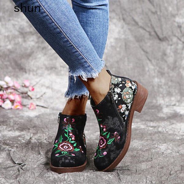 boots 2021 retro women pu leather ankle woman vintage leopard low heels women's zip ladies shoes female short plus size 43, Black
boots 2021 retro women pu leather ankle woman vintage leopard low heels women's zip ladies shoes female short plus size 43, Black