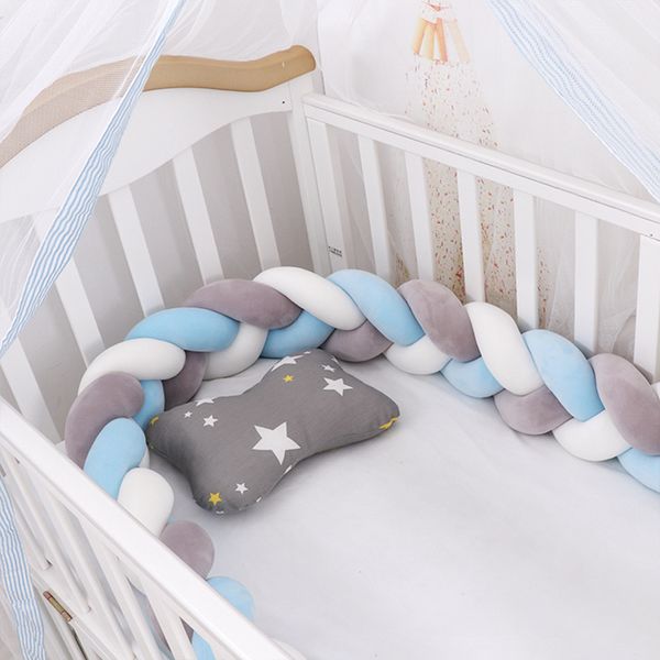fashionable 10-18 plush knot baby crib bumper 1.5m/2m/3m newborn baby bedding set childrens bed nest cot protector baby stuff
fashionable 10-18 plush knot baby crib bumper 1.5m/2m/3m newborn baby bedding set childrens bed nest cot protector baby stuff