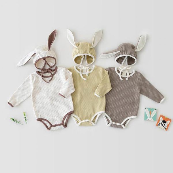 rompers 2021 autumn baby long sleeve bodysuit boys and girl cute dot print jumpsuit cotton born with ears hat, Blue
rompers 2021 autumn baby long sleeve bodysuit boys and girl cute dot print jumpsuit cotton born with ears hat, Blue