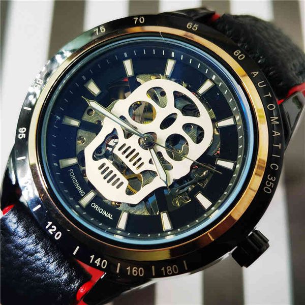 forsining 2020 sport clock skull skeleton black red watches men's automatic watches brand luxury luminous design water resistant, Slivery;brown
forsining 2020 sport clock skull skeleton black red watches men's automatic watches brand luxury luminous design water resistant, Slivery;brown