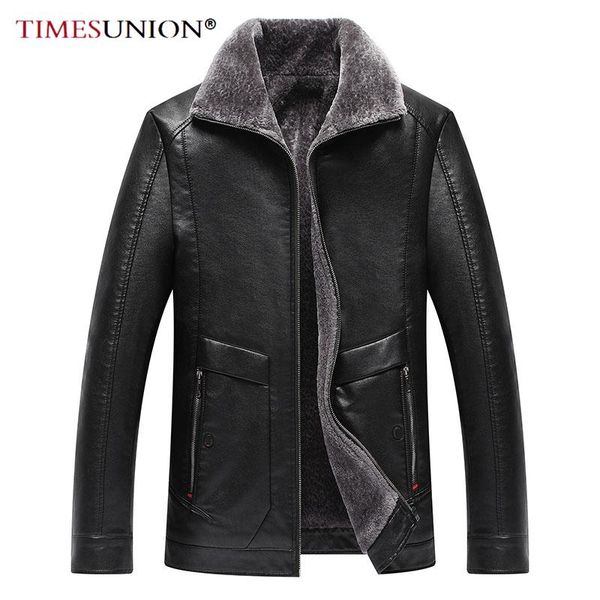 men's fur & faux 2021 winter leather jacket,fashion business jackets, turn-down collar warm black brown 
men's fur & faux 2021 winter leather jacket,fashion business jackets, turn-down collar warm black brown