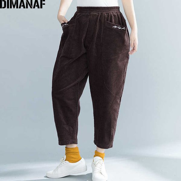 women long harem pants female trousers corduroy vintage elastic waist autumn winter thicken loose plus size embroidery 210531, Black;white
women long harem pants female trousers corduroy vintage elastic waist autumn winter thicken loose plus size embroidery 210531, Black;white