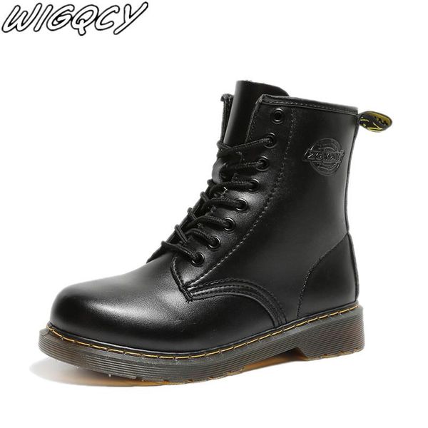 boots 2021 women's winter plus velvet warm shallow england laceup round head casual women quality artificial leather, Black
boots 2021 women's winter plus velvet warm shallow england laceup round head casual women quality artificial leather, Black