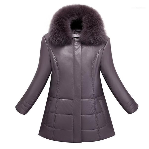 women camel-padded parkas winter warm leather jacket l-8xl ladies fur collar thicken faux sheepskin coat female outerwear1, Black
women camel-padded parkas winter warm leather jacket l-8xl ladies fur collar thicken faux sheepskin coat female outerwear1, Black