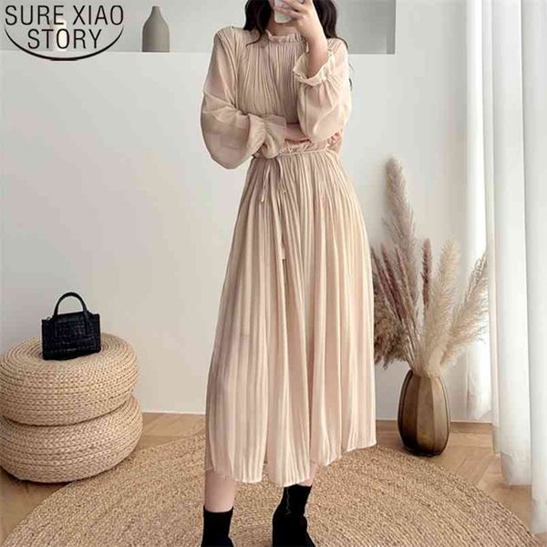 apricot dresses plus size -4xl spring elegant pleated chiffon dress women stand collar high waist loose vestidos 12536 210506, Black;gray
apricot dresses plus size -4xl spring elegant pleated chiffon dress women stand collar high waist loose vestidos 12536 210506, Black;gray