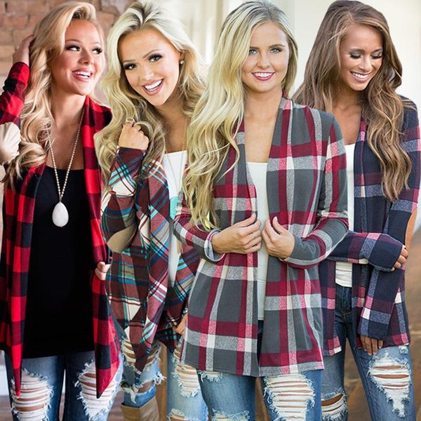 women's suits & blazers 2021 fashion autumn printed plaid open cardigans jacket tunic knitted poncho, White;black
women's suits & blazers 2021 fashion autumn printed plaid open cardigans jacket tunic knitted poncho, White;black