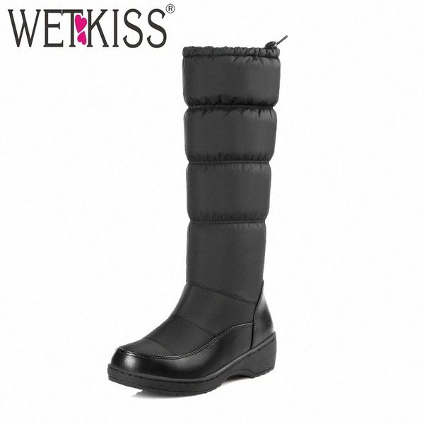WETKISS 2018 New Winter Snow Women Boots Down Cotton Platform Boots Knee High Warm Footwear Fashion Cleated Female Shoes e5sU#, Black
WETKISS 2018 New Winter Snow Women Boots Down Cotton Platform Boots Knee High Warm Footwear Fashion Cleated Female Shoes e5sU#, Black