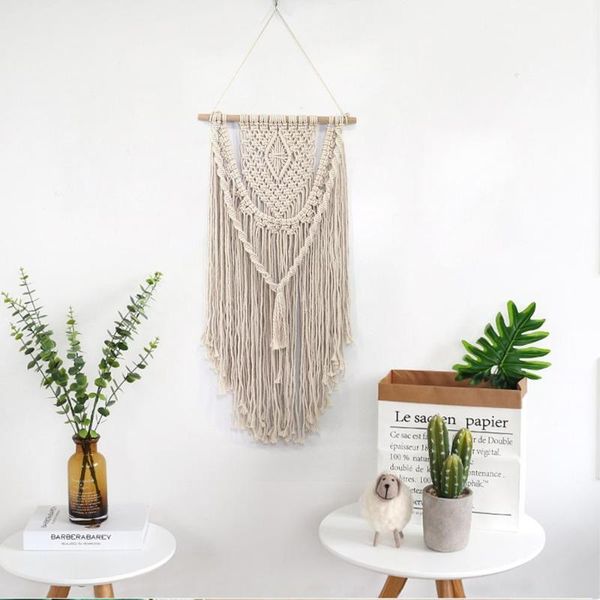 tapestries 50 hand knotted macrame wall art handmade cotton hanging tapestry with lace fabrics bohemian wedding decoration
tapestries 50 hand knotted macrame wall art handmade cotton hanging tapestry with lace fabrics bohemian wedding decoration