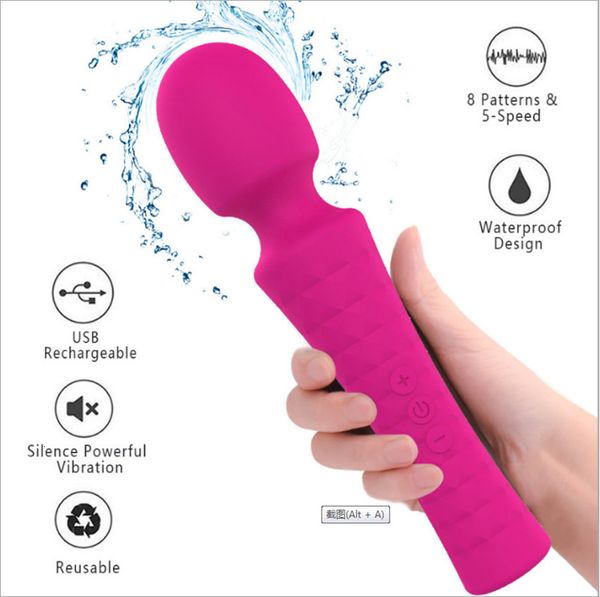 massager silicone all rubber strong vibration av stick 8-frequency 5-speed waterproof vibrating magnetic suction charging women's
massager silicone all rubber strong vibration av stick 8-frequency 5-speed waterproof vibrating magnetic suction charging women's