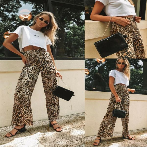 women's pants & capris women ladies fashion casual leopard print high waist soft stretchy loose party clubwear size s to xl, Black;white
women's pants & capris women ladies fashion casual leopard print high waist soft stretchy loose party clubwear size s to xl, Black;white