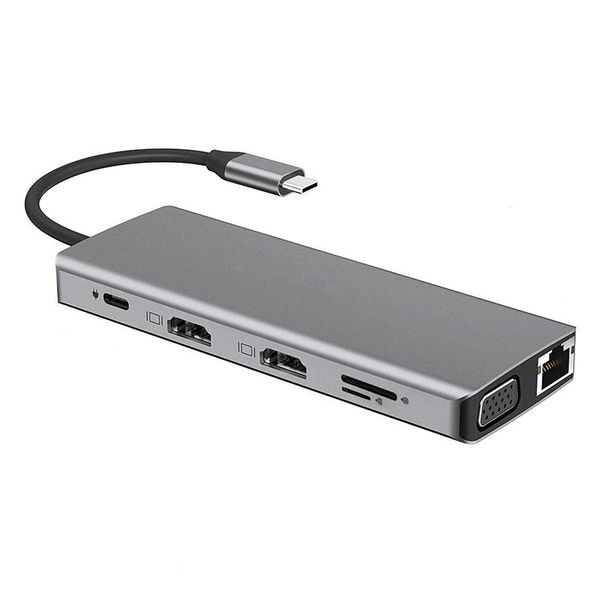hub 12-in-1 expansion dock with dual vga usb 3.0 type-c port sd/tf card reader display lapdocking station stations
hub 12-in-1 expansion dock with dual vga usb 3.0 type-c port sd/tf card reader display lapdocking station stations