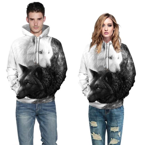 men's hoodies & sweatshirts cat wolf 3d printed women hoodie hooded femme casual loose mens workout pocket coat plus size, Black
men's hoodies & sweatshirts cat wolf 3d printed women hoodie hooded femme casual loose mens workout pocket coat plus size, Black