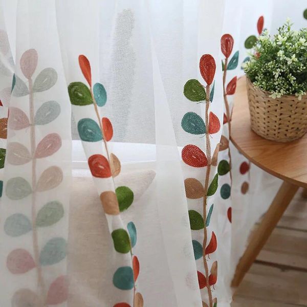 multicolored leaves full of beautiful string grass window gauze fresh modern simple korean custom-made curtain embroidered yarn & drapes
multicolored leaves full of beautiful string grass window gauze fresh modern simple korean custom-made curtain embroidered yarn & drapes