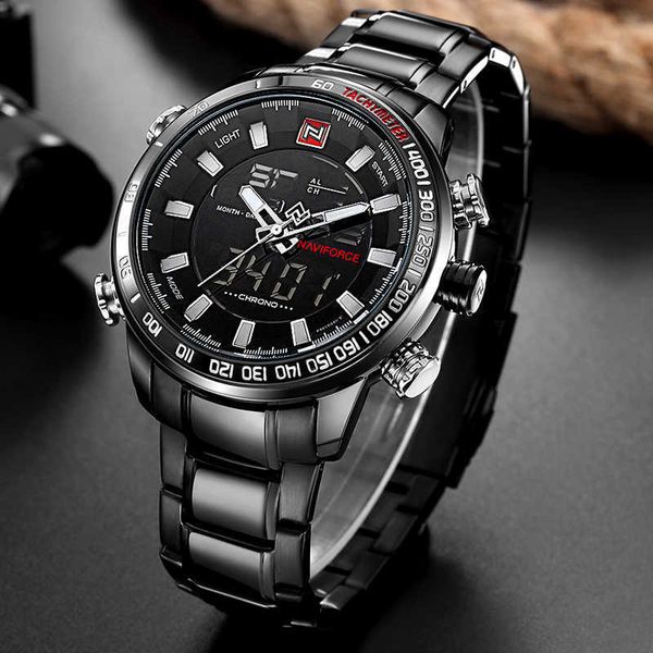 naviforce fashion brand mens quartz watches sport watch waterproof man digital led male clock relogio masculino 9093 210728, Slivery;brown
naviforce fashion brand mens quartz watches sport watch waterproof man digital led male clock relogio masculino 9093 210728, Slivery;brown