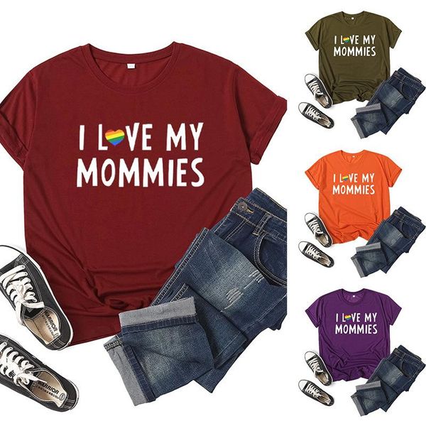 women's t-shirt i love my mommies letter print women t shirt short sleeve oneck loose tshirt ladies tee clothes camisetas mujer, White
women's t-shirt i love my mommies letter print women t shirt short sleeve oneck loose tshirt ladies tee clothes camisetas mujer, White