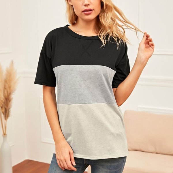 women's t-shirt 2021 round neck short-sleeved for women summer loose solid color woman tshirts casual ladies tees, White
women's t-shirt 2021 round neck short-sleeved for women summer loose solid color woman tshirts casual ladies tees, White