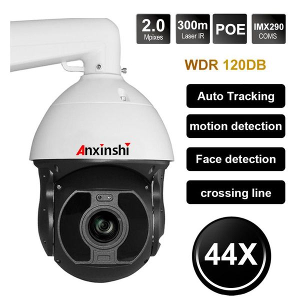 hisilicon3516a sony imx290 wdr 120db starlight ip ptz camera 44x optical zoom ir 300m face detection auto tracking poe p2p onvif cameras
hisilicon3516a sony imx290 wdr 120db starlight ip ptz camera 44x optical zoom ir 300m face detection auto tracking poe p2p onvif cameras
