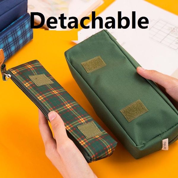 detachable oxford cloth pencil bag two set bags multifunction case students office pen pouch zipper home study 67000
detachable oxford cloth pencil bag two set bags multifunction case students office pen pouch zipper home study 67000