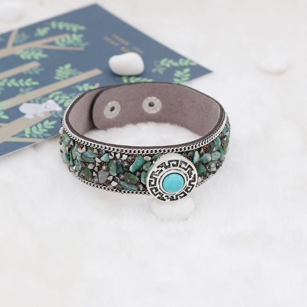 charm bracelets 18mm 20mm snap for women rope metal bohemian stone leather bracelet female & bangles femme jewelry, Golden;silver
charm bracelets 18mm 20mm snap for women rope metal bohemian stone leather bracelet female & bangles femme jewelry, Golden;silver