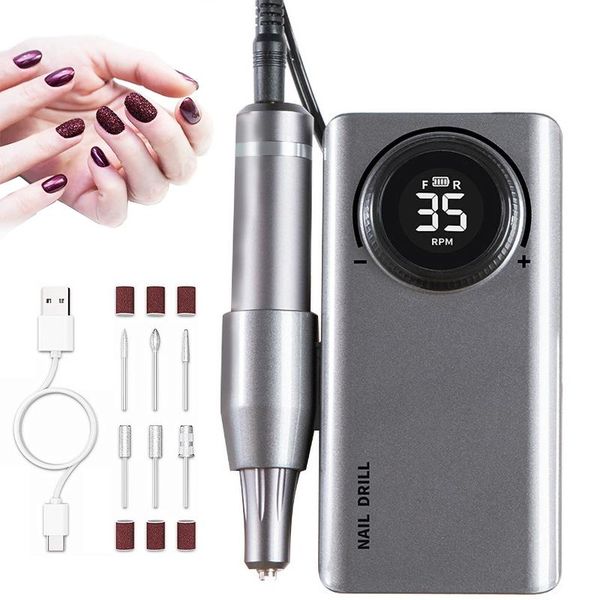 nail drill & accessories 35000rpm machine portable rechargeable file apparatus lcd display tools manicure polisher pen
nail drill & accessories 35000rpm machine portable rechargeable file apparatus lcd display tools manicure polisher pen