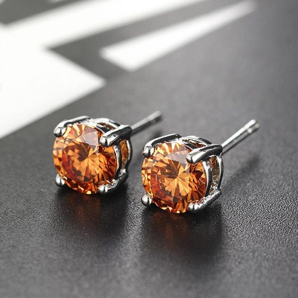 stud tassina crystal wedding accessories 7mm 4 claw black purple earrings fashion colorful jewelry for women, Golden;silver
stud tassina crystal wedding accessories 7mm 4 claw black purple earrings fashion colorful jewelry for women, Golden;silver