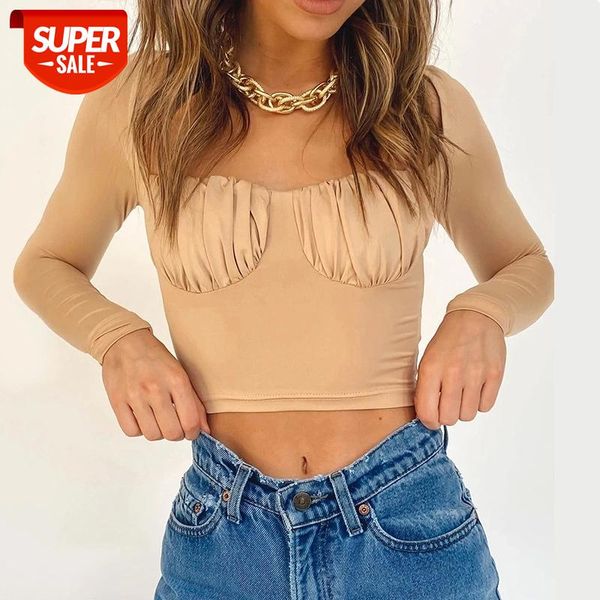 2020 women off shoulder long bell sleeve shirt square neck ruched strappy tunic stretch high street clothes female #qp7q, White
2020 women off shoulder long bell sleeve shirt square neck ruched strappy tunic stretch high street clothes female #qp7q, White
