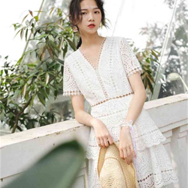 casual dresses high end designer self portrait mini vintage white lace polka dot printed v-neck cake sc2s, Black;gray
casual dresses high end designer self portrait mini vintage white lace polka dot printed v-neck cake sc2s, Black;gray