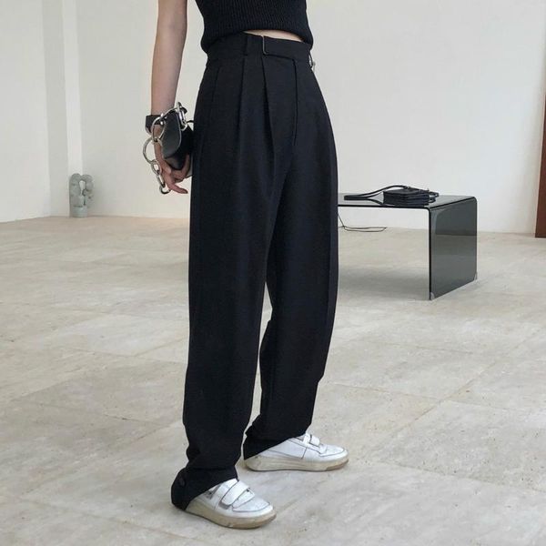 women's pants & capris autumn 2021 european and american fashion high waist trousers women adjustable ankle banded design long streetwe, Black;white
women's pants & capris autumn 2021 european and american fashion high waist trousers women adjustable ankle banded design long streetwe, Black;white