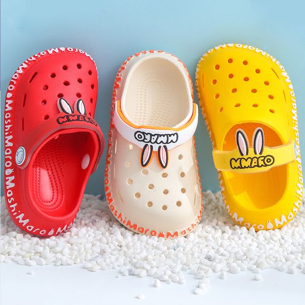 children garden shoes cartoon rabbit ear pattern croc summer slippers for kids boys girls comfortable non slip hollow beach shoe, Black;red
children garden shoes cartoon rabbit ear pattern croc summer slippers for kids boys girls comfortable non slip hollow beach shoe, Black;red