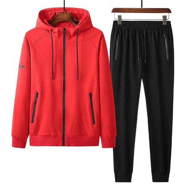 men's tracksuits tracksuit casual sports suit hooded cardigan + pants cotton plus size running sportswear fashion two-piece, Gray
men's tracksuits tracksuit casual sports suit hooded cardigan + pants cotton plus size running sportswear fashion two-piece, Gray