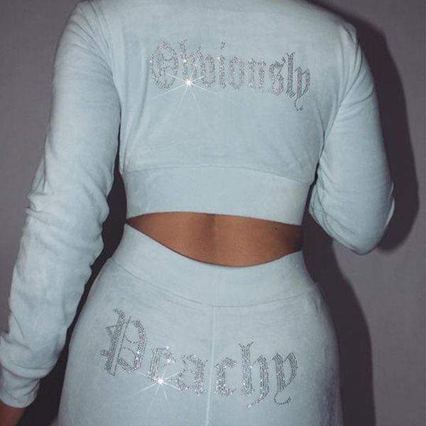 the fashion leisure velvet crop jacket winter and tracksuit joggers two piece set with diamante rhinestones jogging suits for women newthe f, Gray
the fashion leisure velvet crop jacket winter and tracksuit joggers two piece set with diamante rhinestones jogging suits for women newthe f, Gray