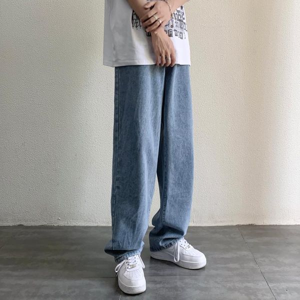 men's jeans 2021 men fashion loose straight pants man casual baggy denim trousers and women's s-3xl, Blue
men's jeans 2021 men fashion loose straight pants man casual baggy denim trousers and women's s-3xl, Blue