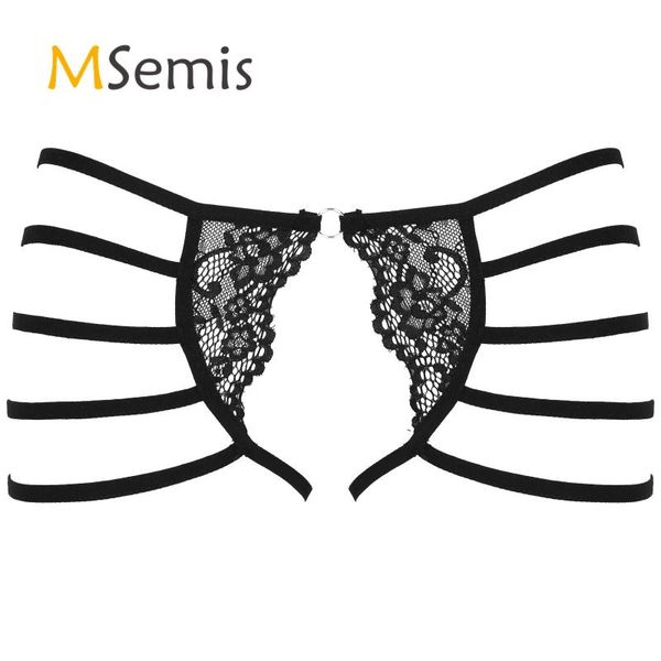 womens crotchless briefs panties erotic semi see through underwear open front and back with metal o ring underpants women's, Black;pink
womens crotchless briefs panties erotic semi see through underwear open front and back with metal o ring underpants women's, Black;pink