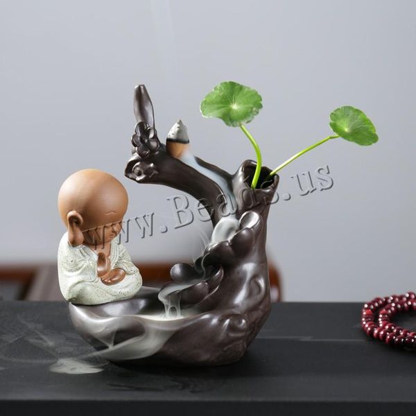 fragrance lamps the little monk backflow incense burner smoke waterfall lotus flower holder mountain handicraft + 10pcs cones
fragrance lamps the little monk backflow incense burner smoke waterfall lotus flower holder mountain handicraft + 10pcs cones
