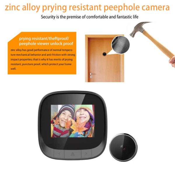 2.4 inch digital doorbell lcd 90 degree eye electronic peephole infrared camera door viewer doorbells
2.4 inch digital doorbell lcd 90 degree eye electronic peephole infrared camera door viewer doorbells