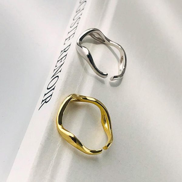 cluster rings simple irregular wave pattern gold-plated ring female 925 sterling silver ins wild opening, Golden;silver
cluster rings simple irregular wave pattern gold-plated ring female 925 sterling silver ins wild opening, Golden;silver